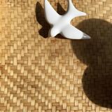 Vintage bamboo and rattan tray