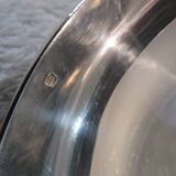 Christofle Boreal silver plated soup ladle, engraved AP 32.4cm