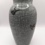 Asian ceramic vase with classic floral pattern