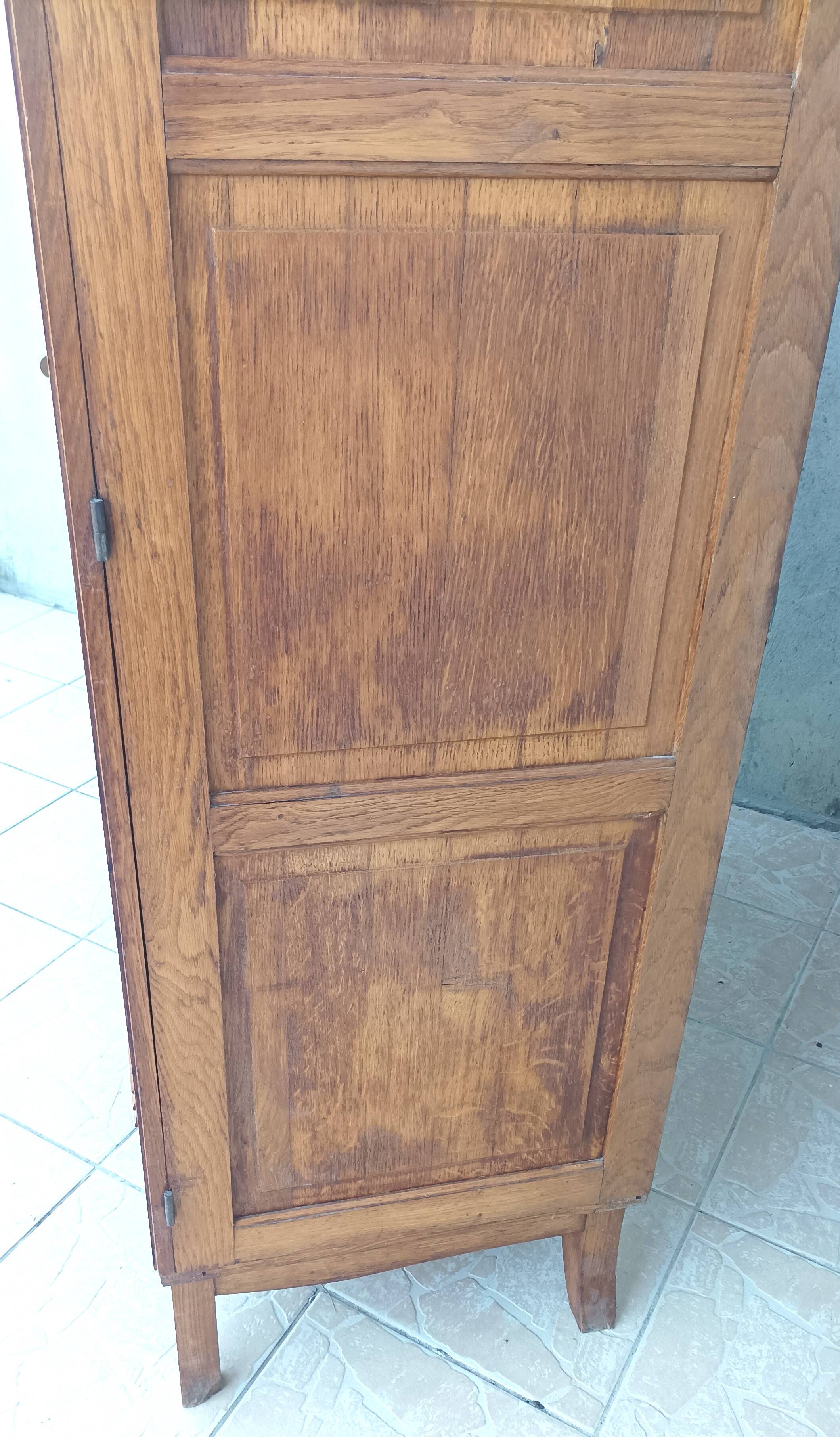 Vintage oak wardrobe