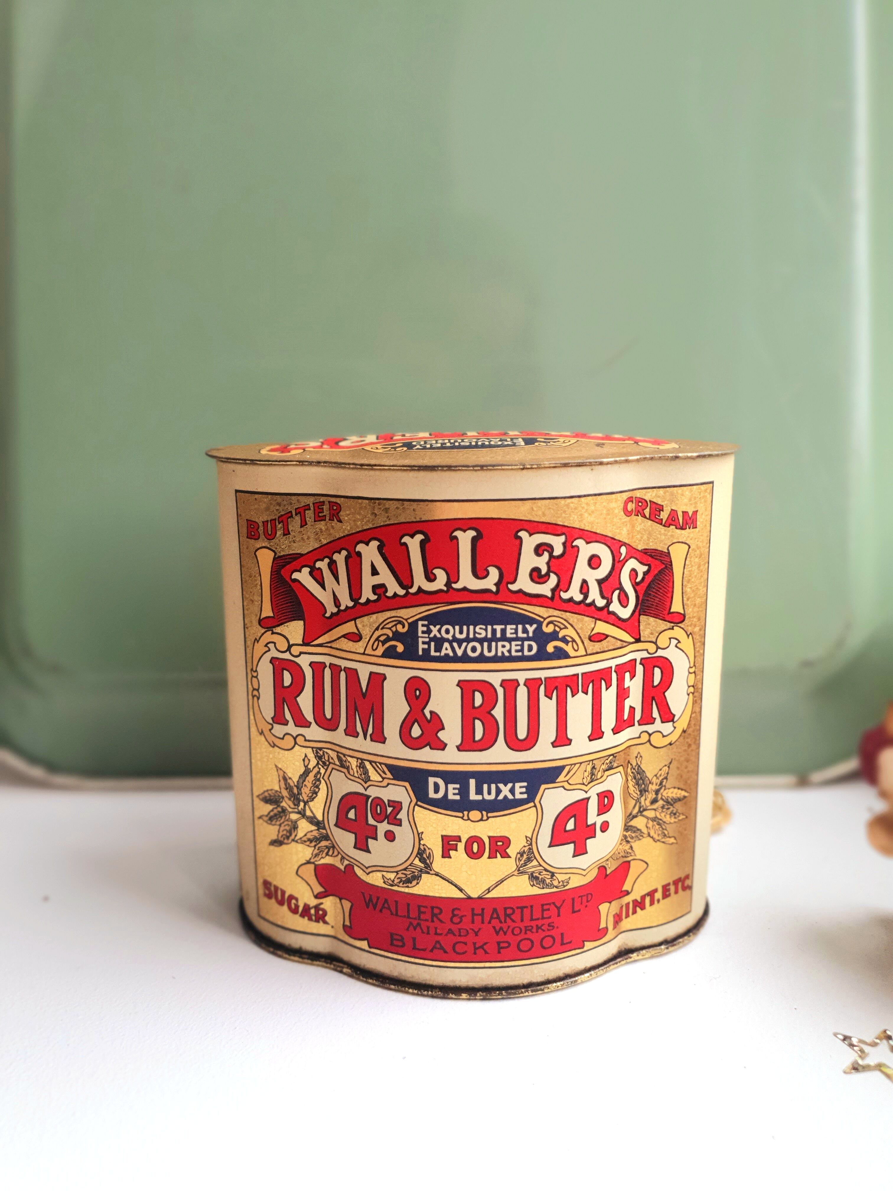 Wallers rum & butter iron box