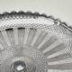 Art Nouveau fruit bowl in glass and metal Art Nouveau compote dish