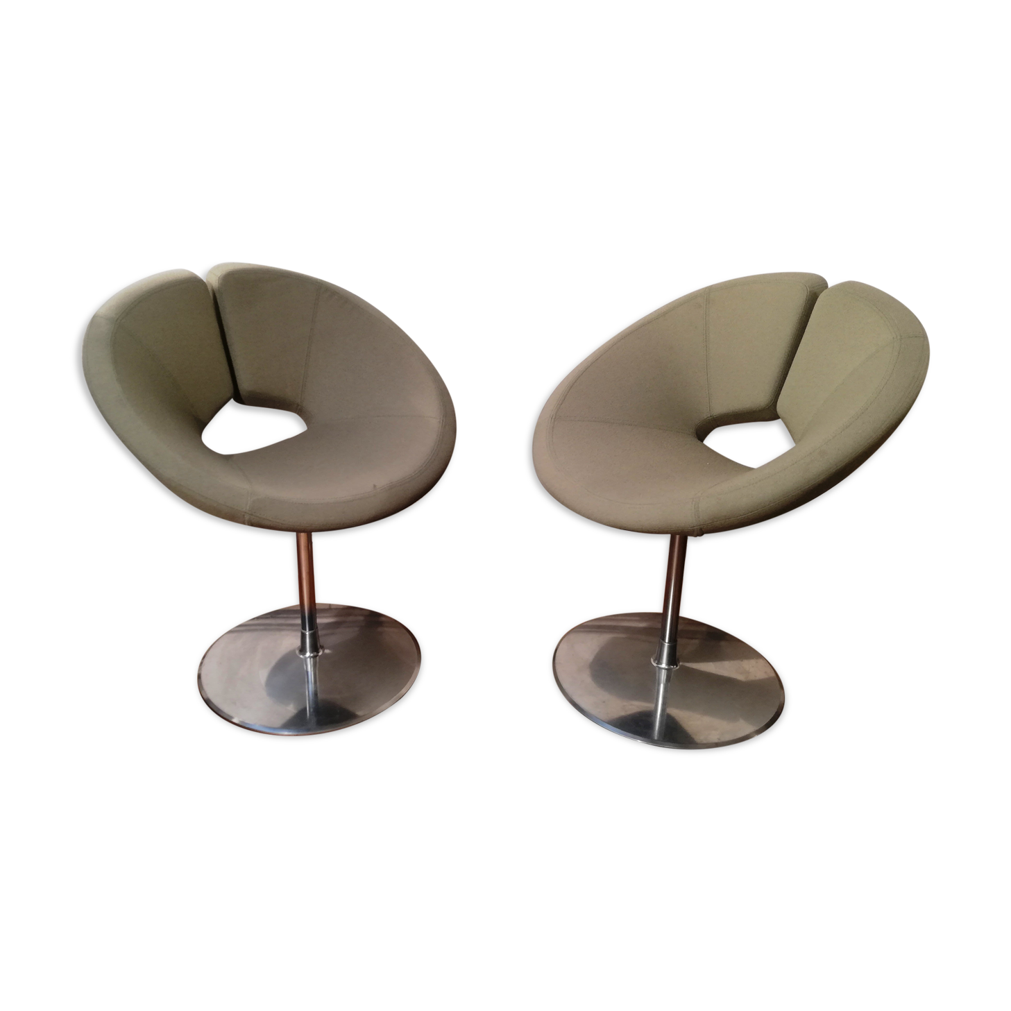 Pair of Apollo armchairs, Patrick Norguet