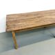 XXL table with 6 legs in solid pine and rubberwood