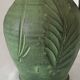 Jug, vase, vintage green ceramic