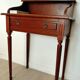 Bureau Bonheur du Jour in Louis XVI style - Cherry wood and Brass - NF P label.
