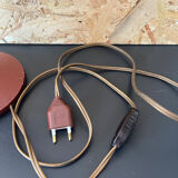 Conical lamp foot in bayonet leather