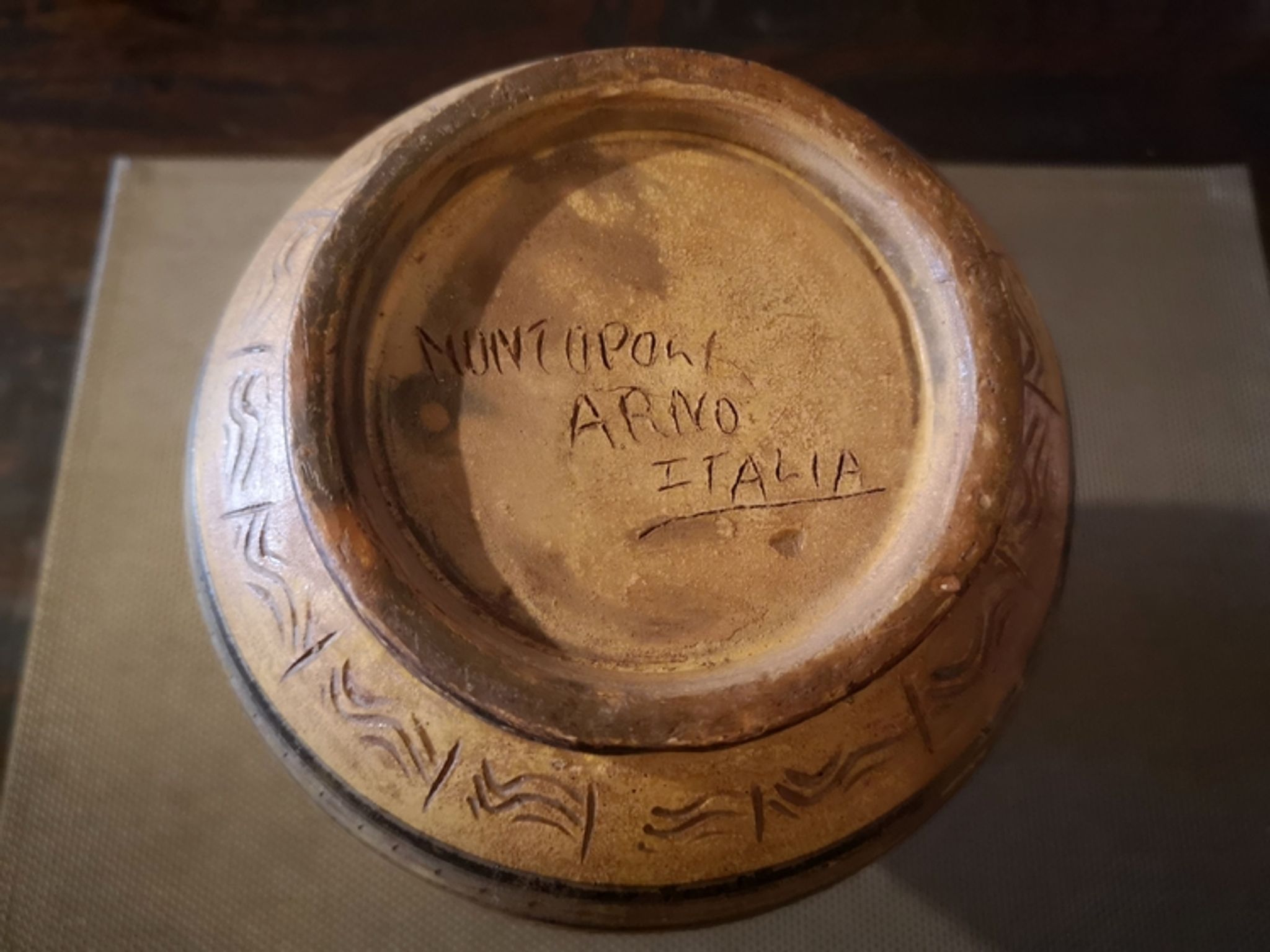 Terracota vase Dante Milani - Montopoli Val d'Arno - Italy - 1930s