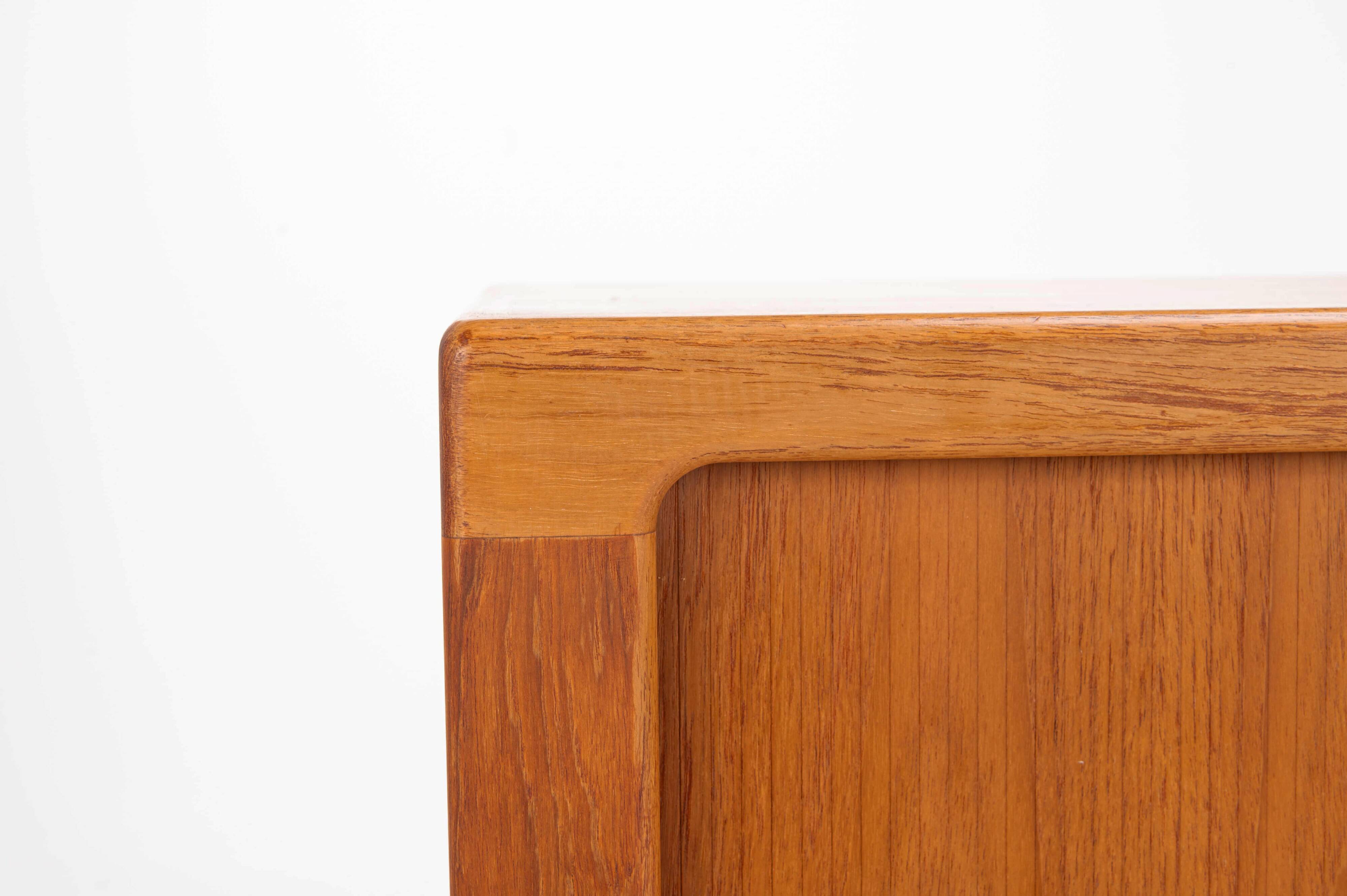 Tambour door sideboard by Johannes Andersen for C.F.C. Silkeborg, Denmark