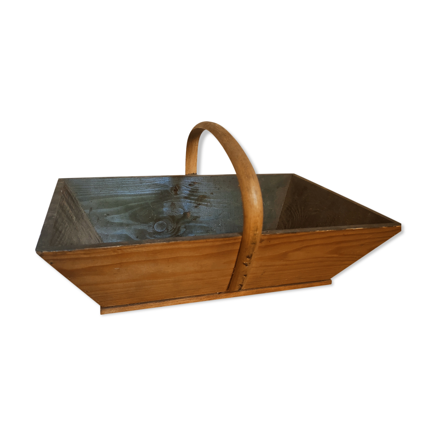 Wooden picking basket
