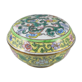 Chinese enamelled bronze box