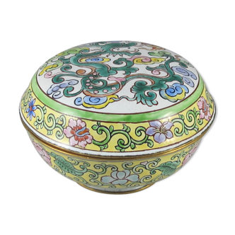 Chinese enamelled bronze box