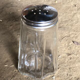Glass salt shaker