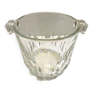 Ancien Seau Pot à glace - verre