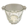 Old Bucket Ice Pot Ice Cubes Crystal Glass Vintage Made in Denmark Art Deco