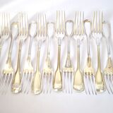 ST MEDARD set of 12 table forks in antique style Chinon 21 cm