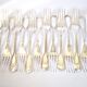 ST MEDARD set of 12 table forks in antique style Chinon 21 cm