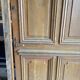 Solid oak entrance door 19th century