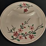 Asparagus plate Sarreguemines decoration sharp sharp early twentieth century