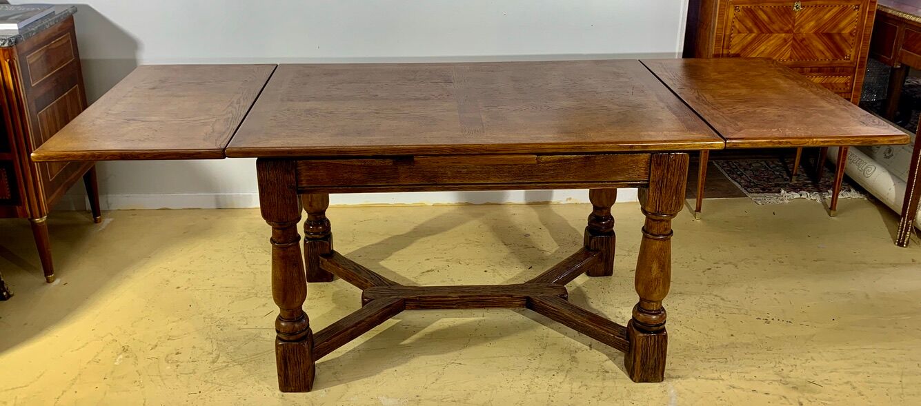 Farm table in solid oak 210 cm x 80 cm
