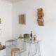 rattan wave wall-mounted magazine holder