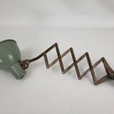 Accordion wall lamp sheet metal 50s