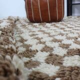 Handmade wool Berber rug 265 X 170 CM