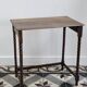 4 antique nesting tables made of turned wood