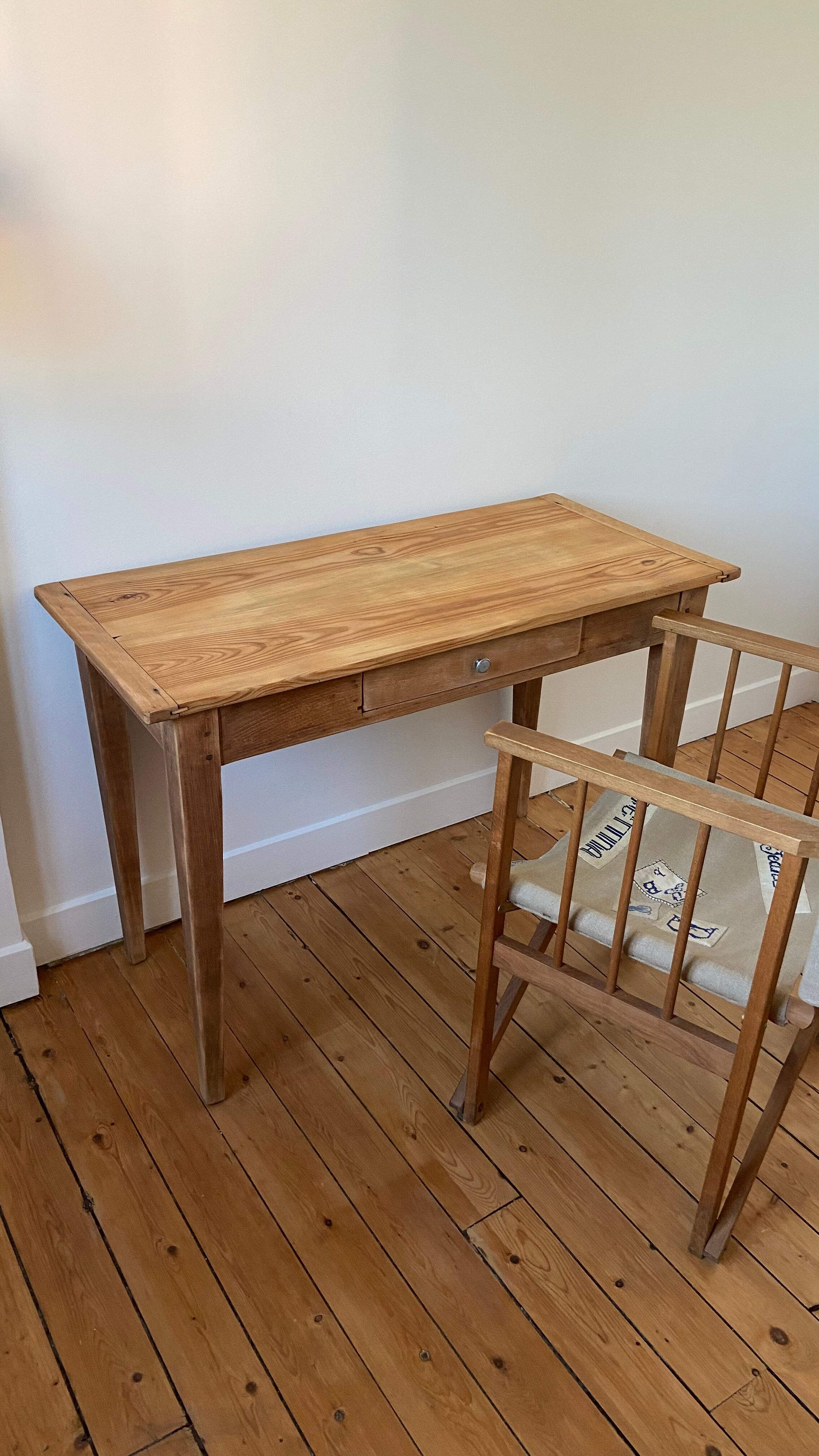 Table de ferme ou bureau vintage