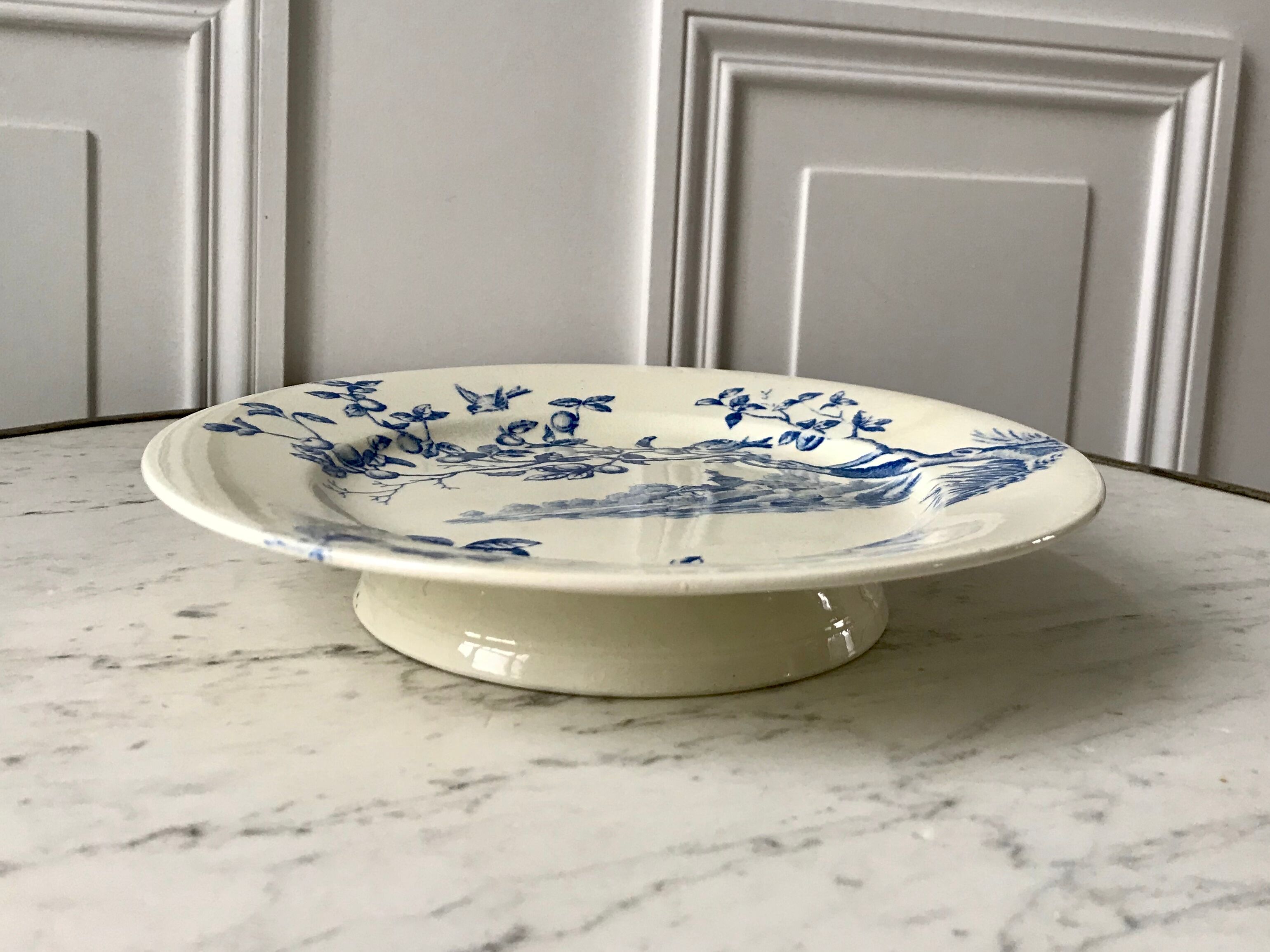 Compotier Terre de Fer model "Maurice" early twentieth century