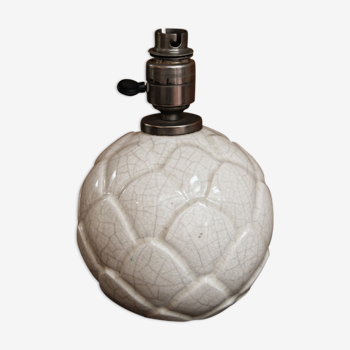 Pied de lampe boule, art déco