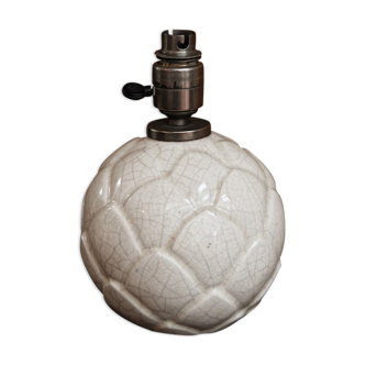 Pied de lampe boule, art déco
