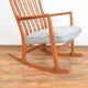 Oak ML33 Rocking Chair by Hans J. Wegner for A/S Mikael Laursen, 1950s