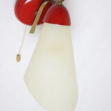 Brass zipper wall light 1950