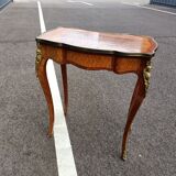 Old marquetry table Louis XV style