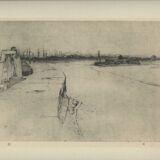 For Flora, 2 Reproductions engraving Frank Short, Plate 1 and 2