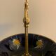 Cobalt blue porcelain display or servant, 3 floors