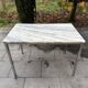 Table à manger marbre chrome années 70