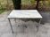 Table à manger marbre chrome années 70