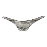 Daum: crystal fruit bowl centerpiece circa 1970