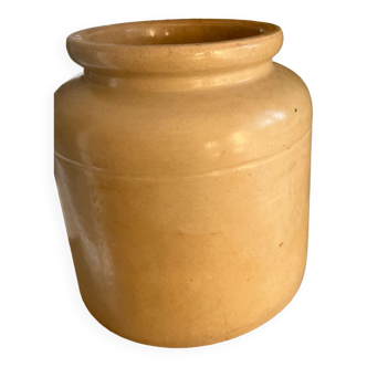 Glazed stoneware pot