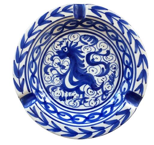 Blue dragon decor pocket emptier