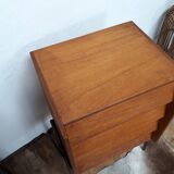 2 furniture or vintage boarding school bedside table