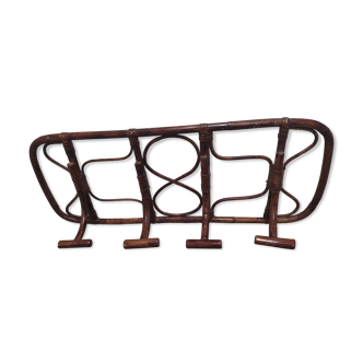 Vintage bamboo coat hanger