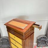 Cartonnier Formant Pupitre En Acajou D’époque Louis Philippe XIX Eme Siècle