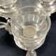 19th century Louis XV style condiment holder, silver or silver-plated metal frame