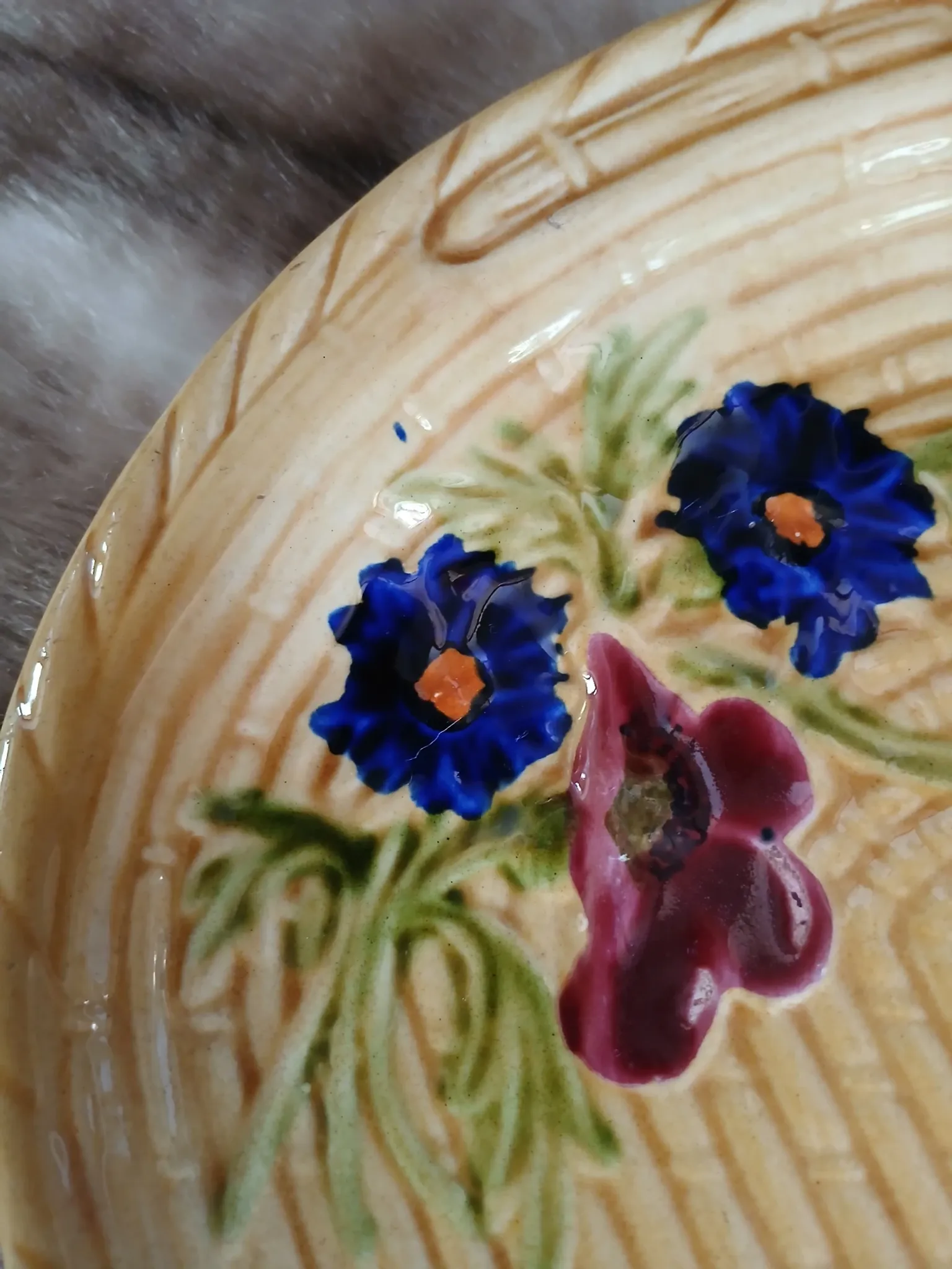 Old slipware plate
