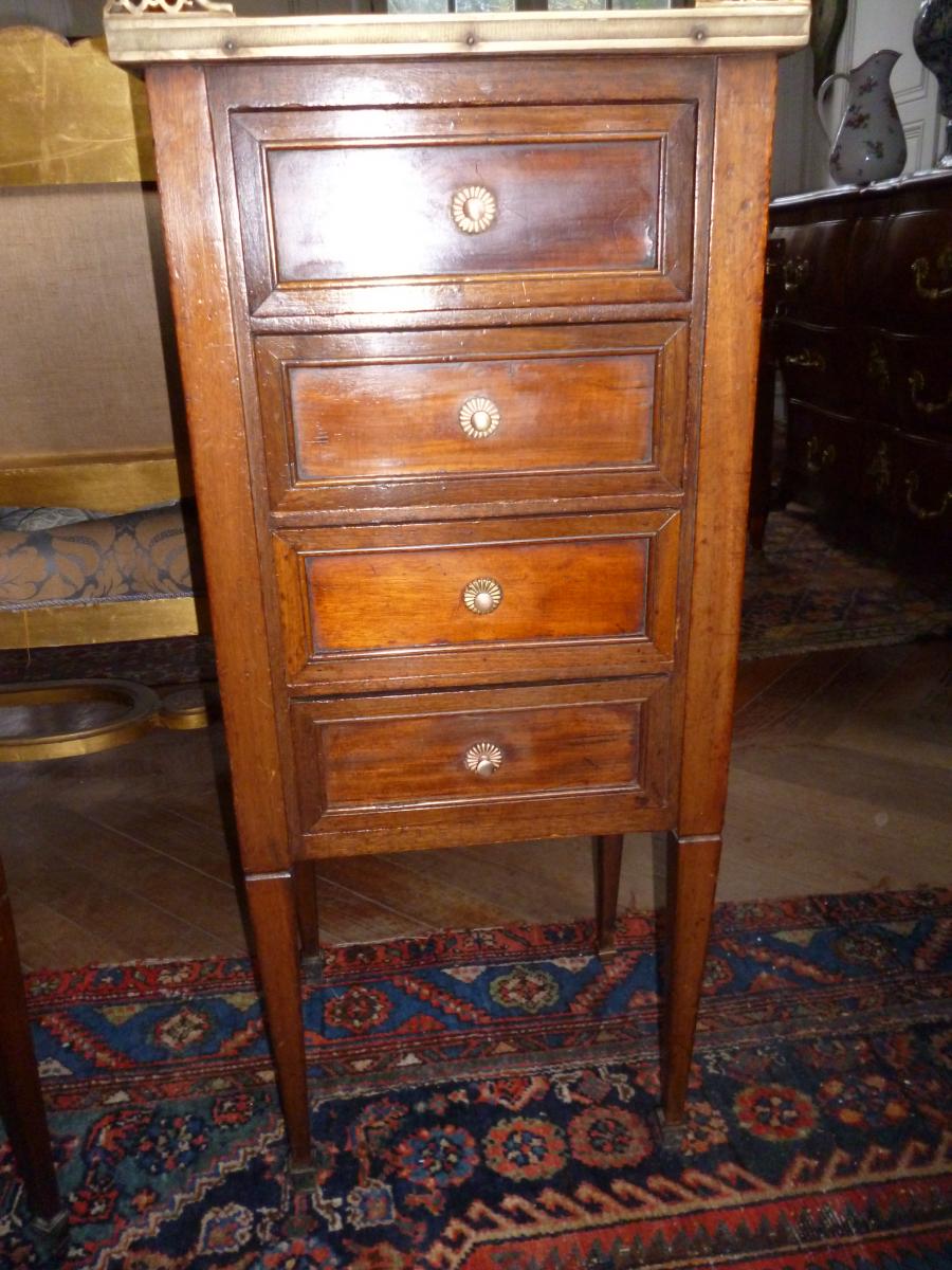 Paire de petites commodes époque XIX e