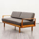 Daybed Knoll Antimott sofa, 1950s, refurbished
