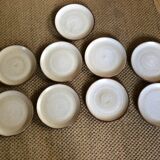 Series of 9 sandstone plates